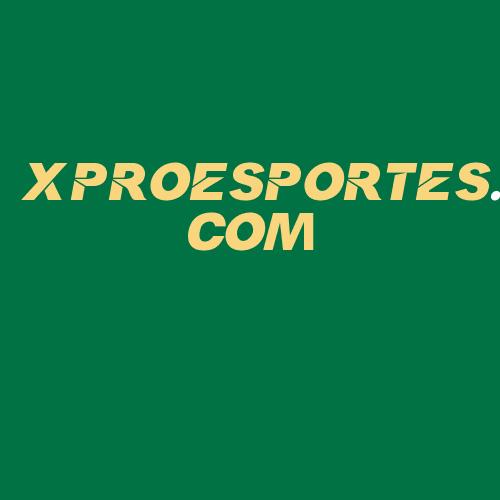 Logo da XPROESPORTES